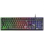 Clavier et Souris Gaming Mars Gaming MCPEXFR QWERTY Noir Français