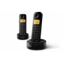 Festnetztelefon Philips D1602B/01 Schwarz (Restauriert B)