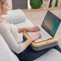 Transportabelt skrivbord för bärbara datorer med förvaringsfack Larage InnovaGoods