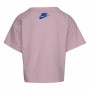 Barn T-shirt med kortärm Nike Knit Girls Rosa