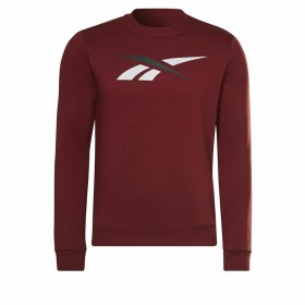 Tröja utan huva Herr Reebok Vector Crew Rödbrun Brun