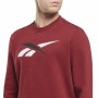 Herren Sweater ohne Kapuze Reebok Vector Crew Granatrot Braun