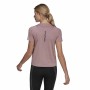 T-shirt med kortärm Dam Adidas Run Fast Rosa