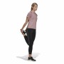 Damen Kurzarm-T-Shirt Adidas Run Fast Rosa