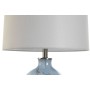 Bordslampa Home ESPRIT Blå Vit Glas 50 W 220 V 40 x 40 x 66 cm