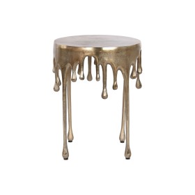 Side table Home ESPRIT Golden Aluminium 37 x 37 x 50 cm