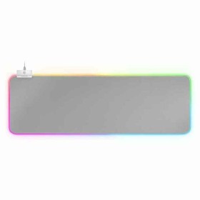 Mouse Mat Mars Gaming MMPRGB2S LED RGB White
