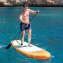 2-i-1 uppblåsbar paddel surfbräda med säte och tillbehör Siros InnovaGoods 10'5" 320 cm Orange (Renoverade B)