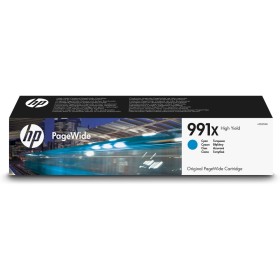 Original Ink Cartridge HP Cartucho Original HP PageWide 991X de alta capacidad cian Cyan