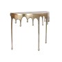 Side table Home ESPRIT Golden Aluminium 90 x 34 x 75 cm
