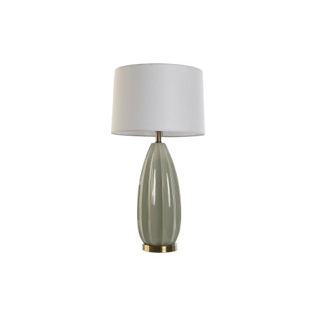 Lampe de bureau Home ESPRIT Blanc Vert Grès 50 W 220 V 40 x 40 x 78 cm