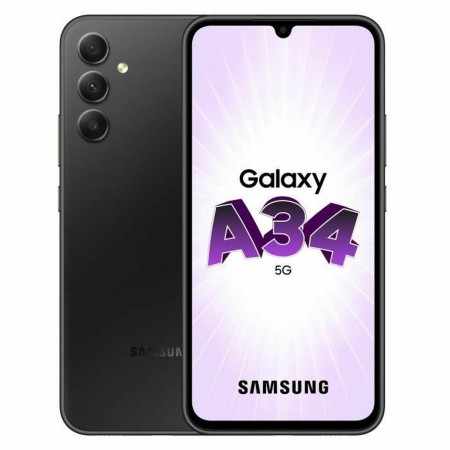 Smartphone Samsung A34 5G Svart Grå 6 GB RAM 128 GB