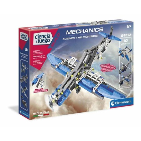 Construction set Clementoni Mechanics Aeroplane Helicopter