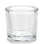 Bougeoir Transparent verre 6,5 x 6 x 6,5 cm (12 Unités)