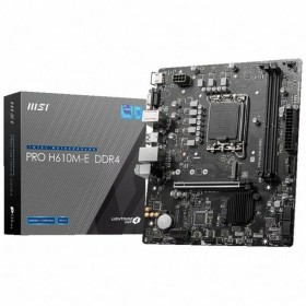 Motherboard MSI PRO H610M-E DDR4 DDR4 mATX H610 LGA 1700 Intel