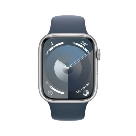 Montre intelligente Watch S9 Apple Bleu Argenté 45 mm