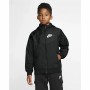 Children's Sports Jacket Nike Sportswear Windrunner Black