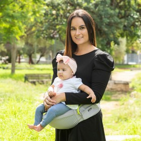 Anpassungsfähige Babytrage mit 2 Taschen Seccaby InnovaGoods
