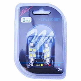 Ampoule pour voiture M-Tech LB072W 12 V Blanc C5W 36 mm 1,36 W Lumière LED Partie arrière