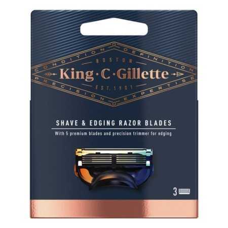 Påfyllnadsförpacking - rakblad King C Gillette Gillette King (3 uds)