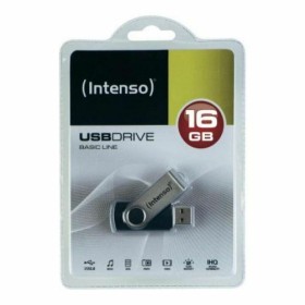 USB-minne INTENSO Basic Line 32 GB Svart Silver 32 GB USB-minne