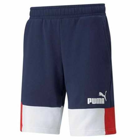 Short de Sport pour Homme Puma Essentials+ Block Bleu foncé