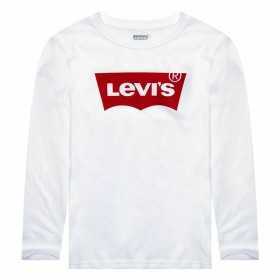 T-shirt à Manches Longues Enfant Levi's Batwing Blanc