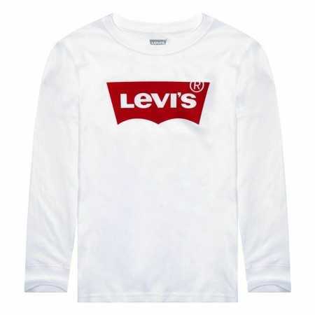 Langarm T-Shirt für Kinder Levi's Batwing Weiß