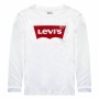 Langarm T-Shirt für Kinder Levi's Batwing Weiß