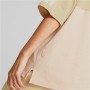 Women’s Short Sleeve T-Shirt Puma Colorblock Beige