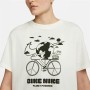 Herren Kurzarm-T-Shirt Nike Bike Weiß