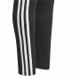 Leggings de Sport Adidas Design 2 Move 3 Stripes Noir