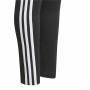 Sportliche Strumpfhosen Adidas Design 2 Move 3 Stripes Schwarz