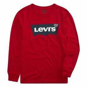 Children’s Long Sleeve T-shirt Levi's Batwing Red