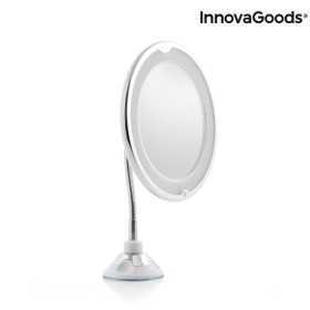 Förstoringsspegel med LED, rörlig arm och sugpropp Mizoom InnovaGoods IG814786 (Renoverade A)
