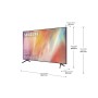 Smart TV Samsung UE85AU7105K Wi-Fi LED 4K Ultra HD 85" PQI 2000