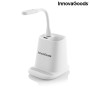 Chargeur Sans Fil avec Support- Organisateur et Lampe LED USB 5 en 1 DesKing InnovaGoods RIV001 Blanc 5 W (Reconditionné B)