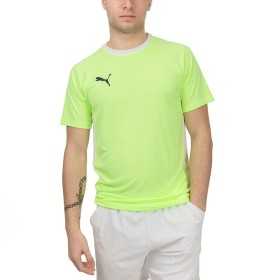 Men’s Short Sleeve T-Shirt TEAM LIGA Puma 931832 01 Padel Yellow