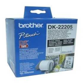 Endlospapier für Drucker Brother DK-22205 Weiß
