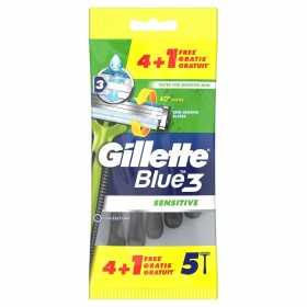 Shaving Razors Gillette Blue Sensitive 5 Units