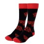 Socks Stranger Things Black Red 3 Pieces 36-41