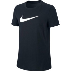 Damen Kurzarm-T-Shirt Nike DFC CREW AQ3212 011 Schwarz