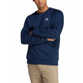 Herren Sweater ohne Kapuze Adidas ESSENTIAL CREW NINDIG IA4827 Marineblau