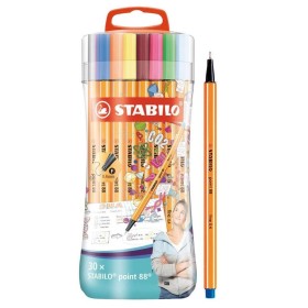 Set of Felt Tip Pens Stabilo Point 88 Multicolour