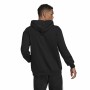 Herren Sweater mit Kapuze Adidas Essentials Feelcomfy Schwarz