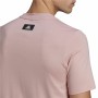 Herren Kurzarm-T-Shirt Adidas Future Icons Hellrosa
