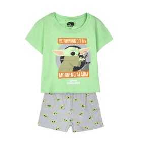 Summer Pyjama The Mandalorian Children's Green Light Green