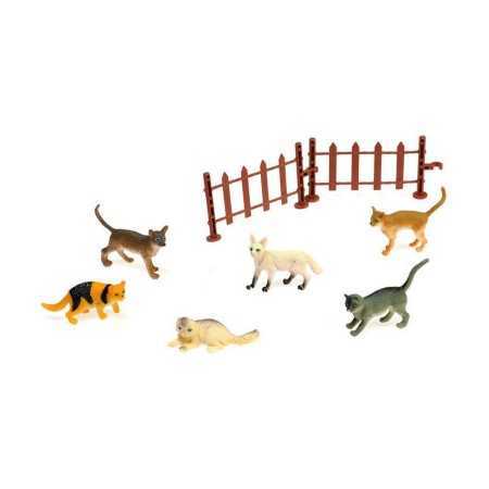 tiere Katzen Satz 20 x 19 cm