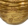 Cache-pot 39 x 39 x 36,6 cm Céramique Doré