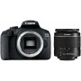 Digitalkamera Canon 2000D + EF-S 18-55mm Svart